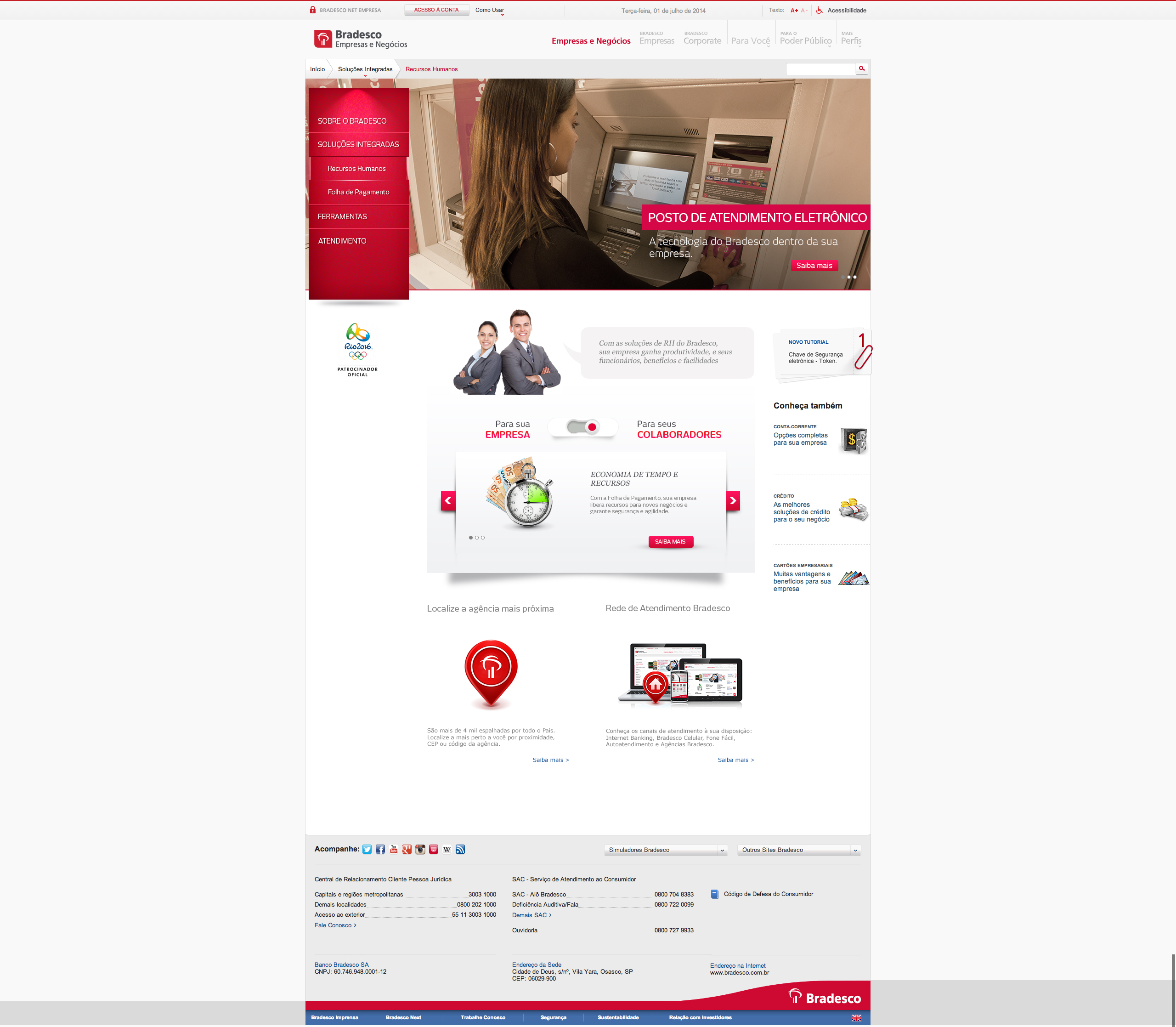 PAE service page