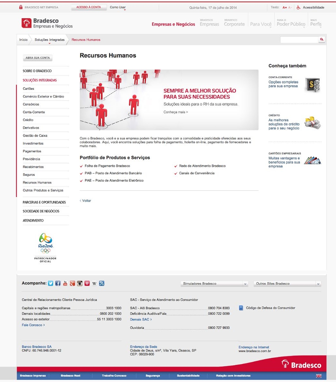 Before: product page