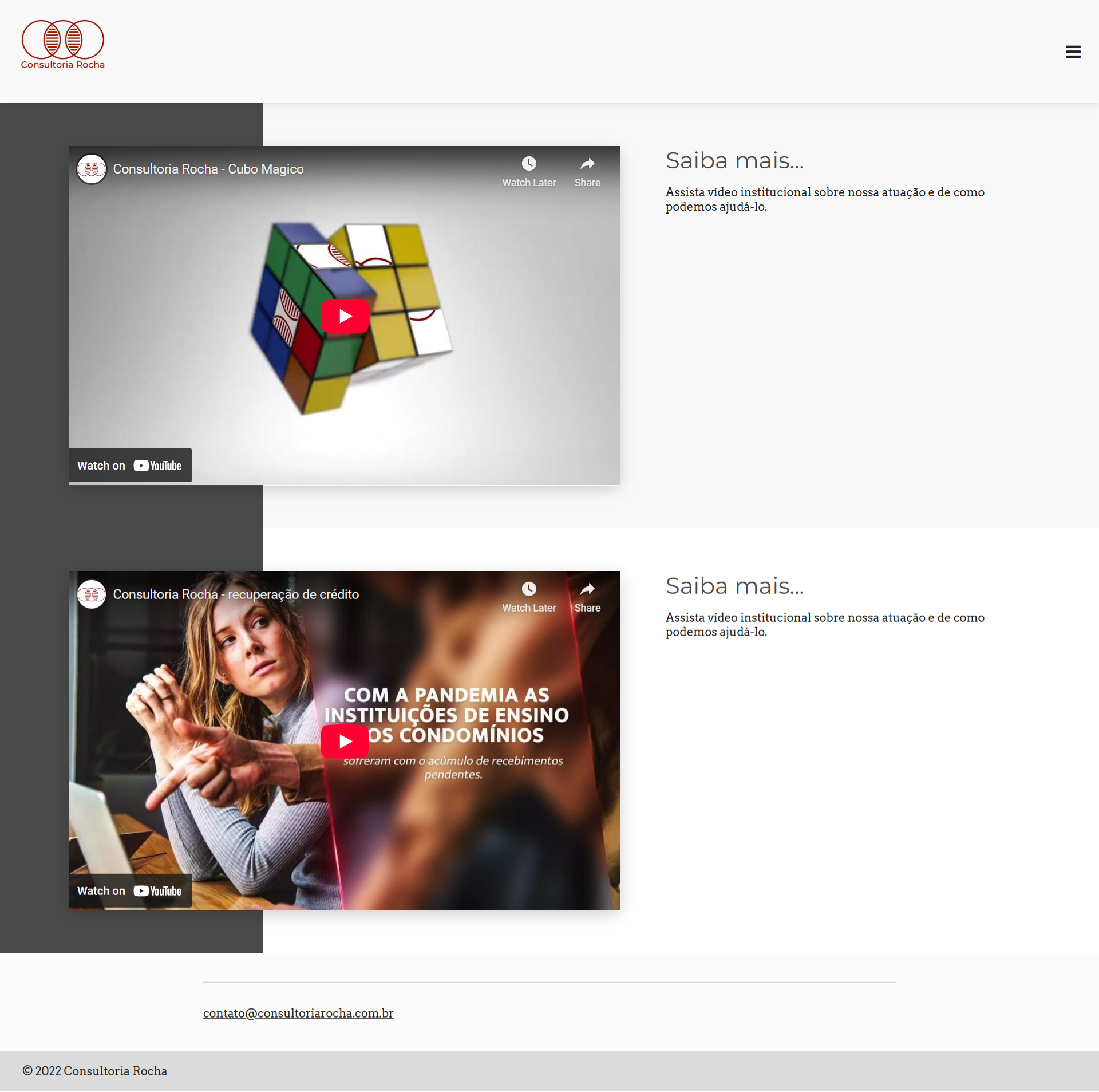 Previous website: about